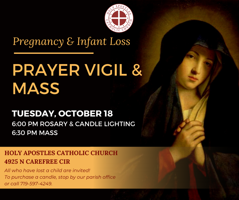 Pregnancy & Infant Loss Prayer Vigil & Mass